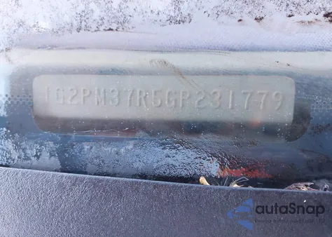 1986 Pontiac Fiero Sport z USA, uszkodzony, nr VIN 1G2PM37R5GP231779